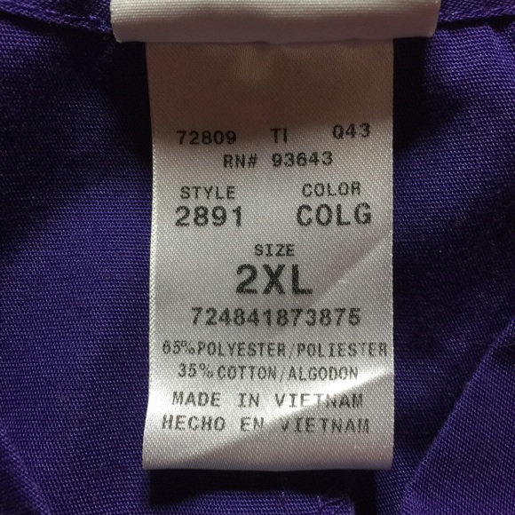 ▫️Purple Colorado Rockies Scrub Top ⚾️ - Picture 6 of 8